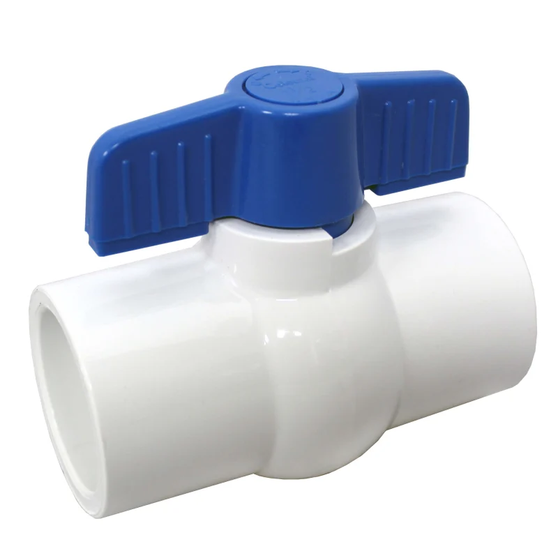 LASCO FITTINGS 3" WHITE COMPACT MIP VALVE SxS