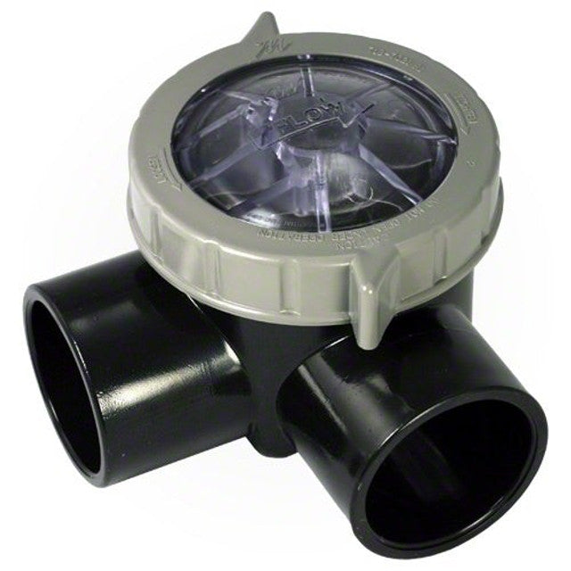 WATERWAY 2" SOCKET x 2-1/2" SPIGOT 90 DEGREE TRUSEAL BODY CPVC CHECK VALVE