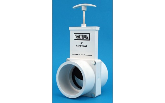 AMERICAN GRANBY 4" S x S PVC SLICE GATE VALVE W/ METAL HANDLE