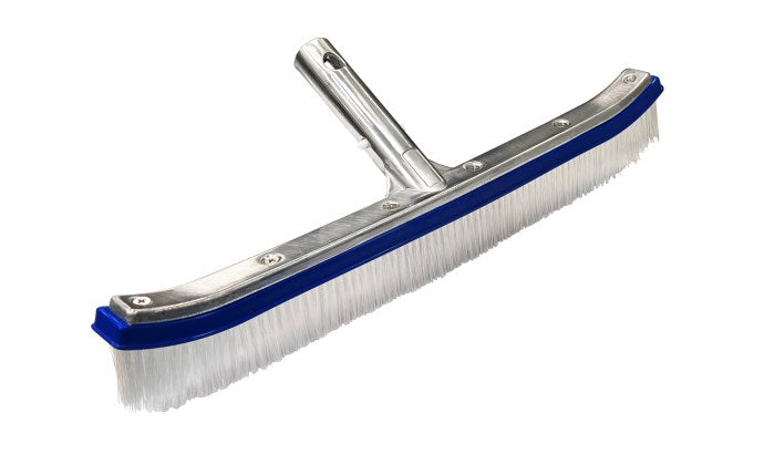 POOLSTYLE 18" NYLON BRISTLES BRUSH WITH METAL BACK 12 PER CASE