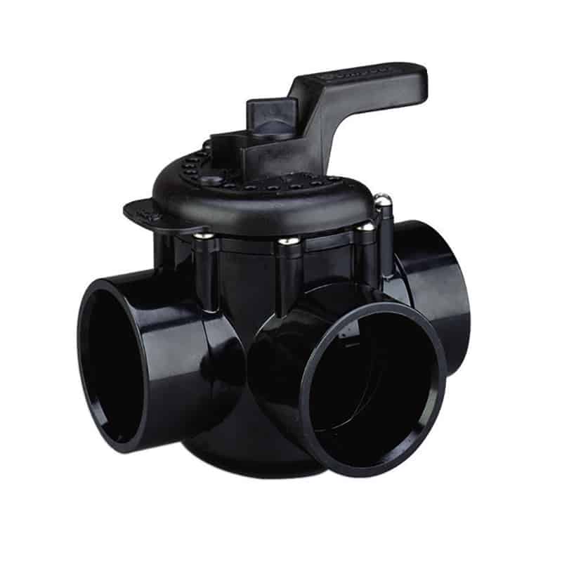 PENTAIR 2" 3-WAY CPVC DIVERTER AND CHECK VALVE WITH 2 1/2" SLIP OUTSIDE
