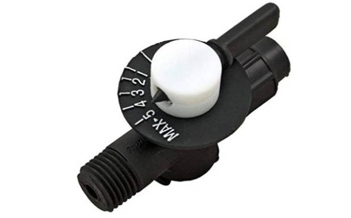 PENTAIR CONTROL VALVE 1/4" NPT X TUBE WITH COMPRESSION NUT