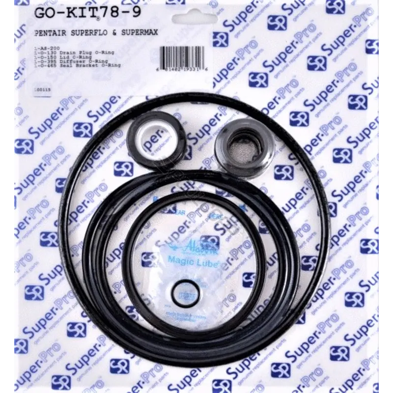 SUPER-PRO PENTAIR SUPERFLO PUMP SEAL KIT