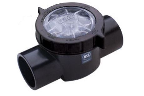 WATERWAY 1-1/2" SOCKET x 2" SPIGOT TRUE SEAL STRAIGHT BODY CPVC CHECK VALVE