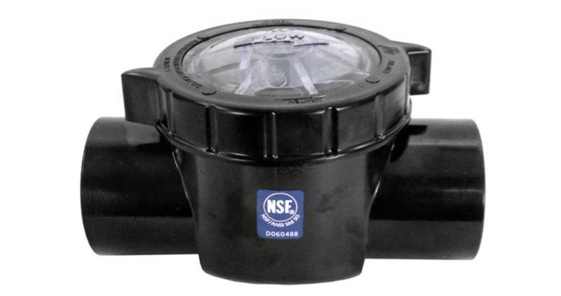 WATERWAY 2" SOCKET x 2-1/2" SPIGOT TRUSEAL STRAIGHT BODY CPVC CHECK VALVE