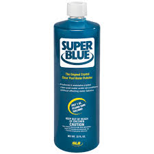 GLB SUPER BLUE CONCENTRATED WATER CLARIFIER, 32 OZ BOTTLE